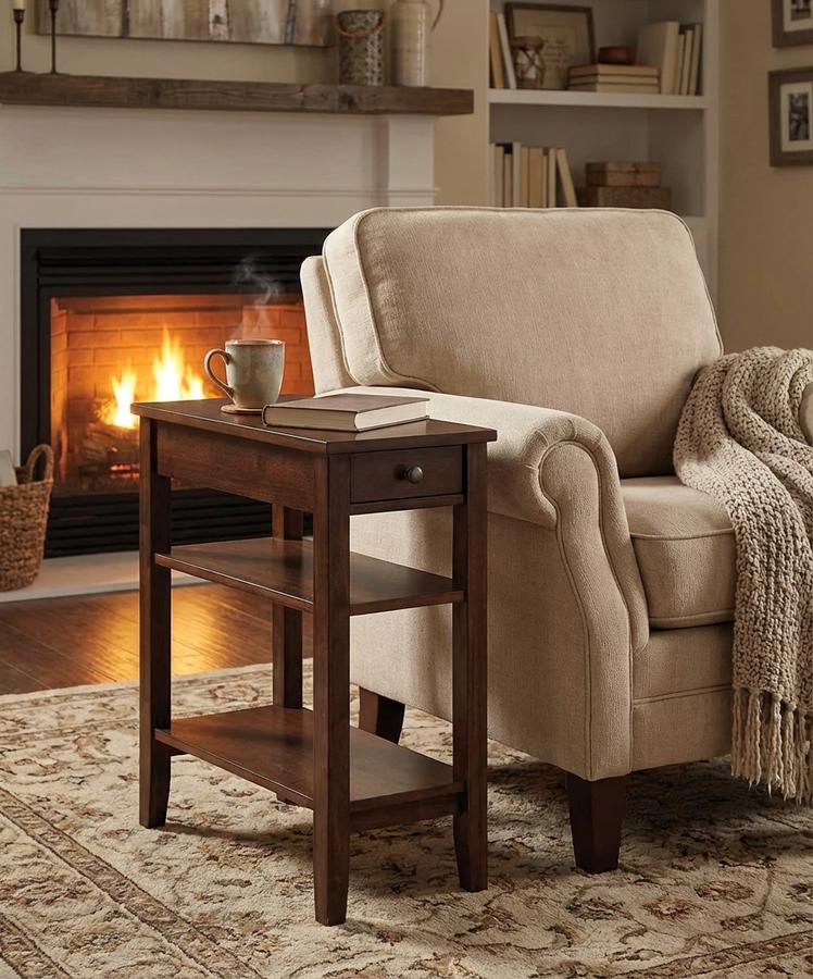 American Heritage Chairside Table by an armchair