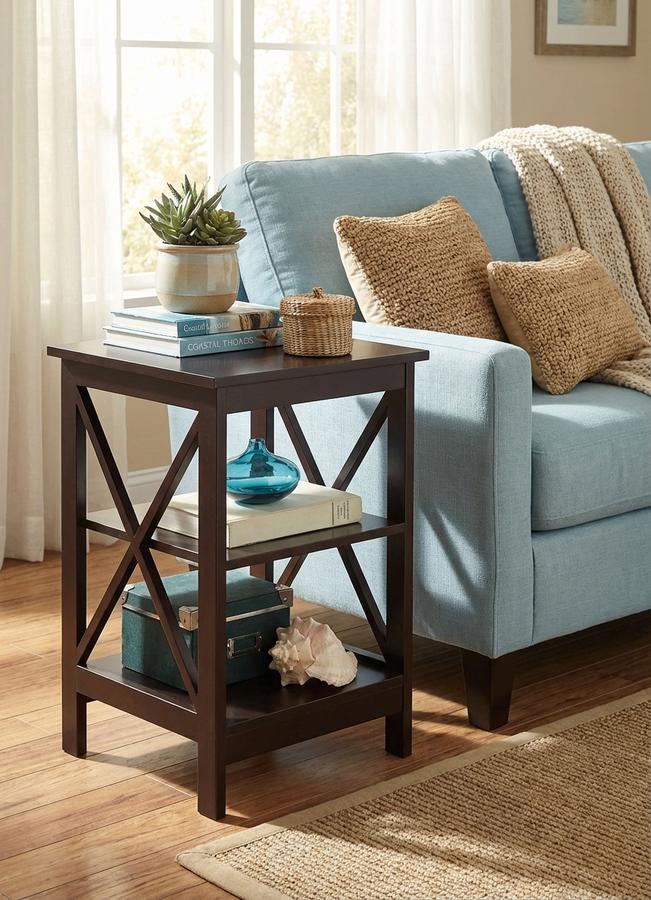 Oxford End Table in a living room